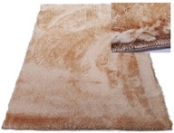 Hrubý hustý kráľovský strieborný koberec s trblietkami 200x250