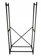 Stojan na palivové drevo, kovový kôš š: 100 cm Stojan na palivové drevo, kovový kôš š: 100 cm