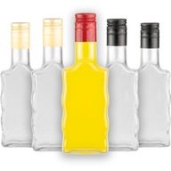 50x WAVE Fľaštičky 200 ml na tinktúry, DLHÝ viečko 50x WAVE Fľaštičky 200 ml na tinktúry, DLHÝ viečko