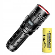 VÝKONNÁ Cree XHP70 USB LCD FLASHLIGHT + 26650 článok VÝKONNÁ Cree XHP70 USB LCD FLASHLIGHT + 26650 článok