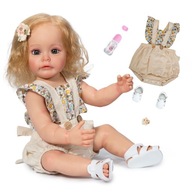 Realistická reborn bábika 55 cm umývateľná ako skutočné bábätko