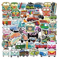 CAMPERS MIX MATNÉ VODEODOLNÉ NÁLEPY SADA 50 ks CAMPERS MIX MATNÉ VODEODOLNÉ NÁLEPY SADA 50 ks