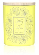 Vonná sviečka Bazalka a verbena Aroma Home & Dorota 150g