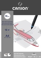 Podložka na pauzovací papier Canson A4 90g 10 listov