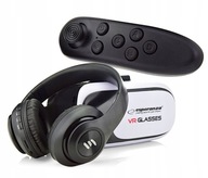 3D VR OKULIARE SO SLÚCHADLAMI + DIAĽKOVÝM BLUETOOTH 3D VR OKULIARE SO SLÚCHADLAMI + DIAĽKOVÝM BLUETOOTH