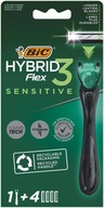 Holiaci strojček BiC Hybrid Flex3 Sensitive 1+4 Holiaci strojček BiC Hybrid Flex3 Sensitive 1+4
