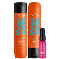 Matrix Mega Sleek Set šampón na drsné vlasy a kondicionér 300ml ZDARMA