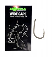 Korda Hooks Wide Gape r.10 Micro Barbed 10ks. Korda Hooks Wide Gape r.10 Micro Barbed 10ks.