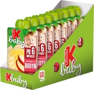Kubuś Baby mousse ovocný dezert banánový puding 9x100g Kubuś Baby mousse ovocný dezert banánový puding 9x100g