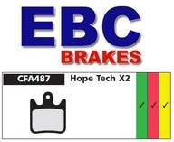 Cyklistické podložky EBC (organický výkon) CFA487R Cyklistické podložky EBC (organický výkon) CFA487R