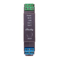 Shelly Pro 2 dvojkanálové inteligentné relé Shelly Pro 2 dvojkanálové inteligentné relé