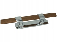 Mahagónová príchytka, chrómovaná mosadz, 222 mm Mahagónová príchytka, chrómovaná mosadz, 222 mm