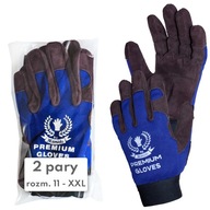 Pracovné rukavice PREMIUM, 2 páry, veľkosť 11 XXL Pracovné rukavice PREMIUM, 2 páry, veľkosť 11 XXL