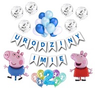 Peppa Pig Balóniky Set 2 narodeniny Ľubovoľné meno Peppa Pig Balóniky Set 2 narodeniny Ľubovoľné meno