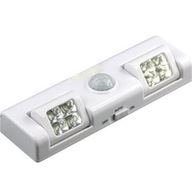 8 LED lampa so snímačom pohybu, biela 8 LED lampa so snímačom pohybu, biela