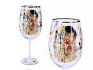 Pohár na víno - Gustav Klimt, Kiss 640ml