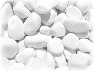 Dekoračný kameň biely grécky kamienok 40-80 mm 20 KG