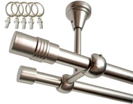 DVOJITÁ KOVOVÁ STROPNÁ TYČ FI16/300cm + ŽABKY DVOJITÁ KOVOVÁ STROPNÁ TYČ FI16/300cm + ŽABKY