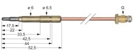 Termočlánok SIT M8x1, dĺžka 600mm, priem. 6 mm