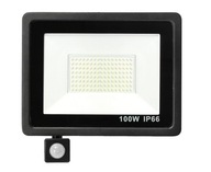 100W LED reflektor s pohybovým senzorom, biely 100W LED reflektor s pohybovým senzorom, biely