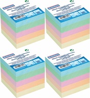Kocka DONAU, nelepená, 83x83x75mm, mix farieb 4x Kocka DONAU, nelepená, 83x83x75mm, mix farieb 4x