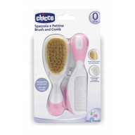 CHICCO Kefa a hrebeň z prírodných štetín CHICCO Kefa a hrebeň z prírodných štetín