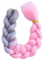 Syntetické vrkoče OMBRE farby pastely Syntetické vrkoče OMBRE farby pastely