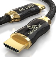 HDMI 2.0 NYLON PREMIUM 4K 60Hz 4:4:4 ARC kábel 3m HDMI 2.0 NYLON PREMIUM 4K 60Hz 4:4:4 ARC kábel 3m