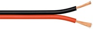 Reproduktorový kábel Červený čierny CU 10m