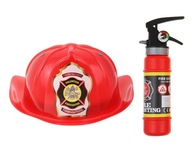 Hasičský set s hasiacim prístrojom a maskovacou prilbou