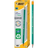 Tradičná ceruzka s gumou BIC Evolution Ecolutions graphite HB sada 12 ks
