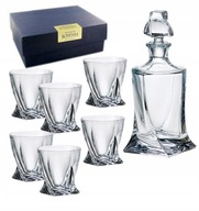 SET WHISKY 6ks + BOHEMIA QUADRO KARAFA