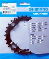 Shimano Alivio 30T FC-M4000 M3000 prevodník, ozubené koleso 3