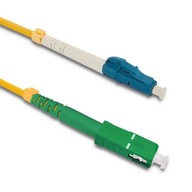 Qoltec prepojovací kábel z optických vlákien LC/UPC - SC/APC | S