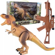 VEĽKÝ DINOSAUR T-Rex na diaľkové ovládanie + RC puška
