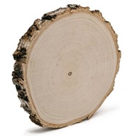 Drevený plátok s priemerom 15-20 cm, krásna kôra, leštená