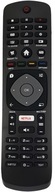 Diaľkové ovládanie inteligentného televízora Philips 65PUT6121/12 Netflix