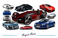 Nálepky na stenu Cars - Super Cars 12 Nálepky na stenu Cars - Super Cars 12