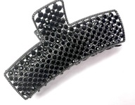 Strieborná čeľusťová spona so zirkónmi Lolita Accessories Graphite Strieborná čeľusťová spona so zirkónmi Lolita Accessories Graphite