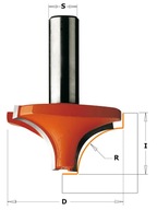 CMT Cutter OVOLO R = 9,5 D = 31,7 I = 15,8 S = 6