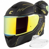 PRILBA NA MOTORKU CASSIDA GT2 + ZLATÉ SKLO 3XL PRILBA NA MOTORKU CASSIDA GT2 + ZLATÉ SKLO 3XL