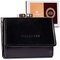 Malá, kožená dámska peňaženka s RFID systémom