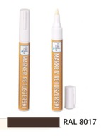 Opravná fixka na nábytok 10ml CHECK BROWN RAL 8017 Opravná fixka na nábytok 10ml CHECK BROWN RAL 8017