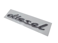 Emblémový nápis pre Porsche diesel Silver Glossy Emblémový nápis pre Porsche diesel Silver Glossy