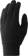 4F Fleece touch zimné rukavice, čierne L