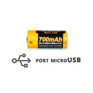 BATÉRIA Fenix USB ARB-L16UP RCR123 700mAh 3,6 BATÉRIA Fenix USB ARB-L16UP RCR123 700mAh 3,6