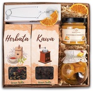 DARČEKOVÝ KOŠÍK s čajom, kávou, infuzérom DARČEK DARČEKOVÝ KOŠÍK s čajom, kávou, infuzérom DARČEK