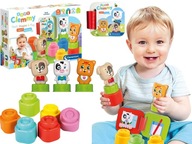 CLEMMY Soft Blocks KNIHA ROZTOMNÝCH Zvieratiek CLEMMY Soft Blocks KNIHA ROZTOMNÝCH Zvieratiek