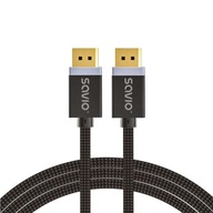 SAVIO KABEL DISPLAYPORT (M) - DISPLAYPORT (M) V1.4 SAVIO KABEL DISPLAYPORT (M) - DISPLAYPORT (M) V1.4