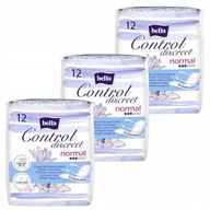 Bella Control Discreet Normal urologické vložky 12 kusov x3 Bella Control Discreet Normal urologické vložky 12 kusov x3